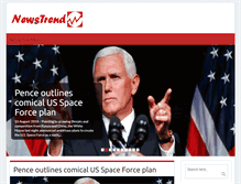 Tablet Screenshot of newstrend.info